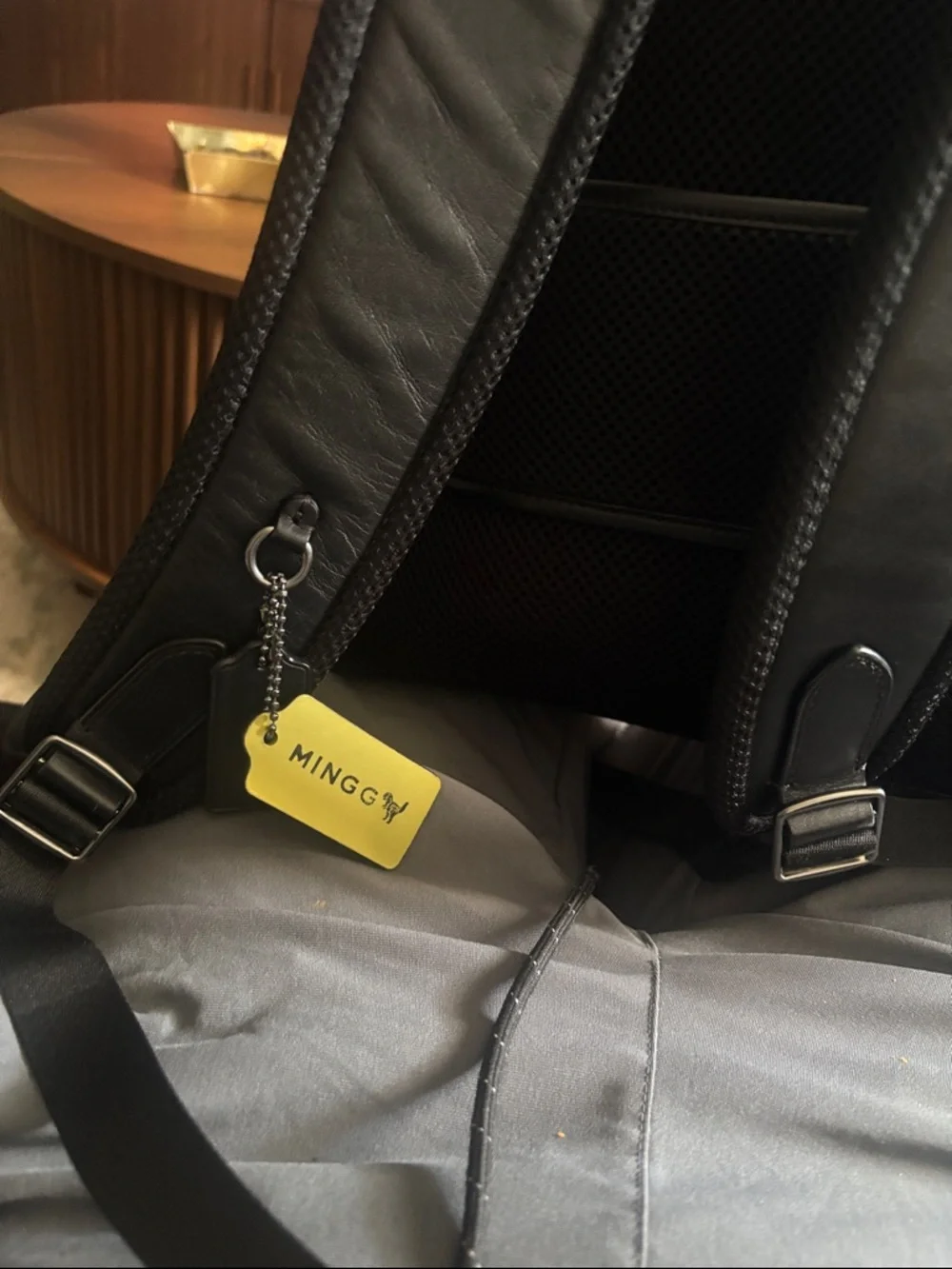 COACH Black Signature Monogram Men's Backpack - Picture 7 of 7